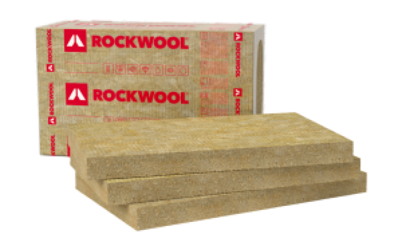 Rockwool Frontrock S -egyrétegű (homogén) vakolható kőzetgyapot homlokzati hőszigetelő lemez