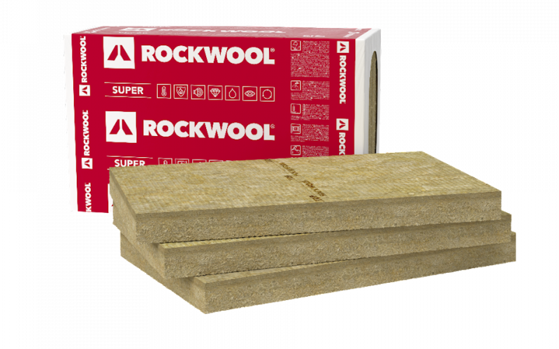 Rockwool Frontrock Super (Frontrock MAX E) -vakolható homlokzati kőzetgyapot hőszigetelő lemez) -vakolható homlokzati kőzetgyapot hőszigetelő lemez